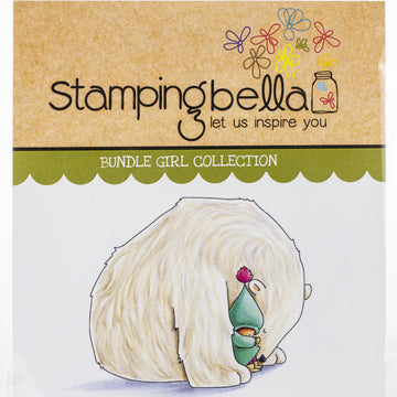 Stamping Bella Cling Stamps - Bundle Girl Wrapped In A Polar Bear