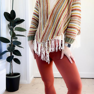 Olivia sleeved poncho