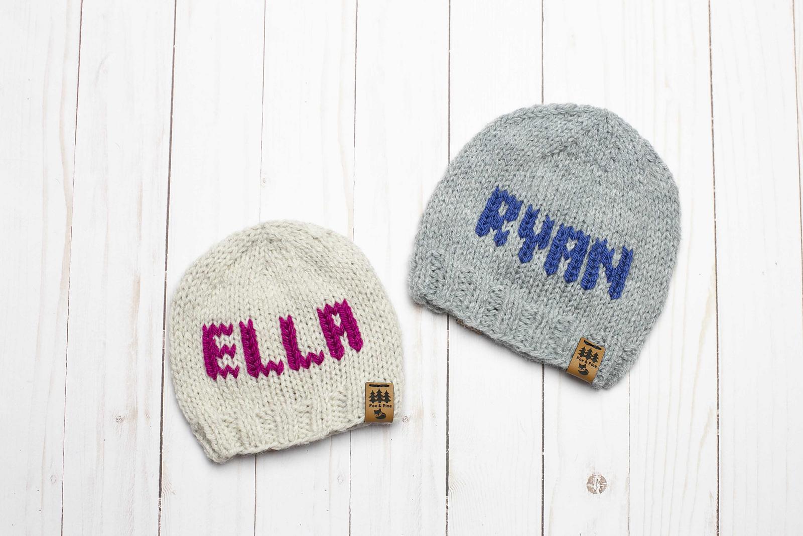Name Toque Hat Personalized