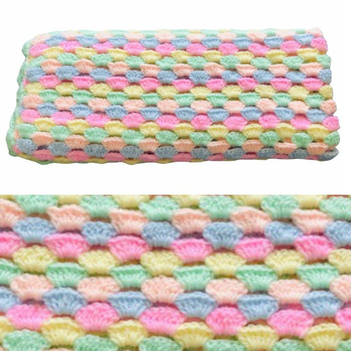 Pastel Shells Baby Blanket