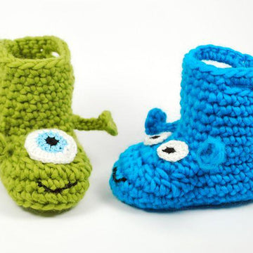 Alien & Monster Baby Boots with Handles