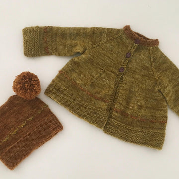 Koala Cardigan and Hat BJ34