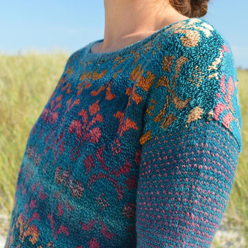 Vintage Damask Pullover