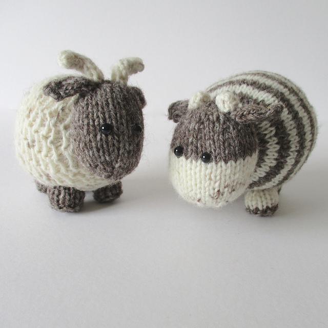 Bramble goat and chestnut cow
