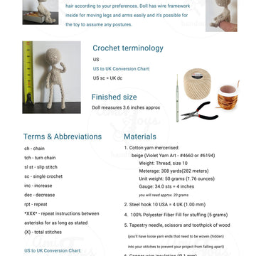 Tiny doll base