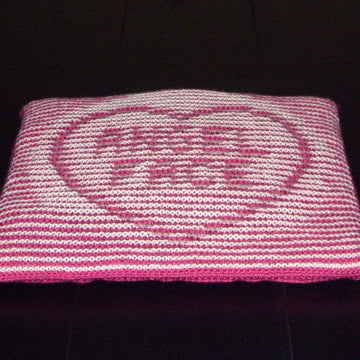 Love Hearts Illusion Blanket and Cushion