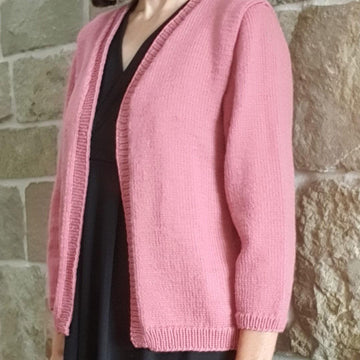 Adele - ladies 8ply classic cardigan