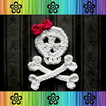 Skull and Crossbones Applique