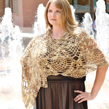 Peacock Feather Shawl