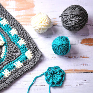 Celestial Landing Afghan Square