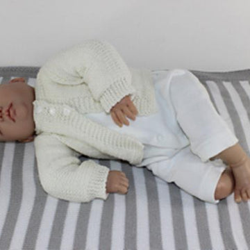 New Baby Simple Onepiece Matinee Coat