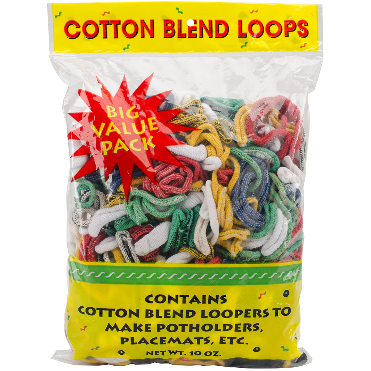 Wool Novelty Cotton Blend Weaving Loops 10oz - Assorted