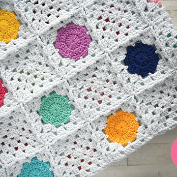 Confetti Dots Granny Blanket