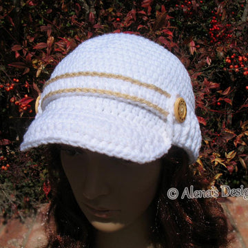 Visor Beanie with Ribbed Brim