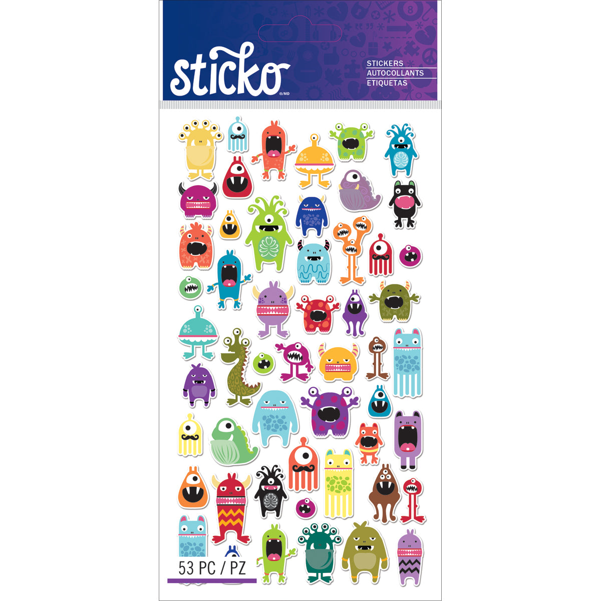 Sticko Stickers - Mini Monsters