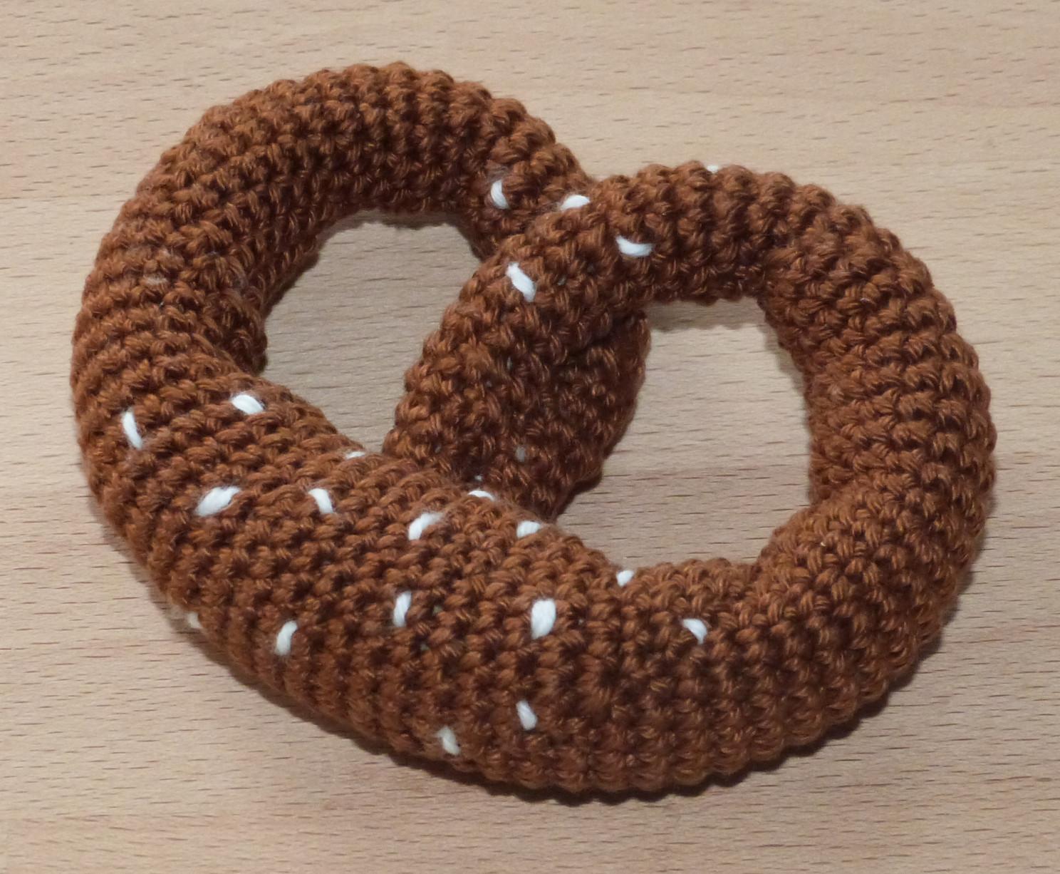 Pretzel and croissant