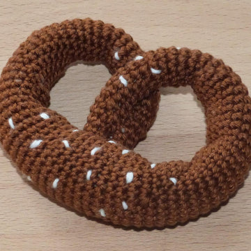 Pretzel and croissant