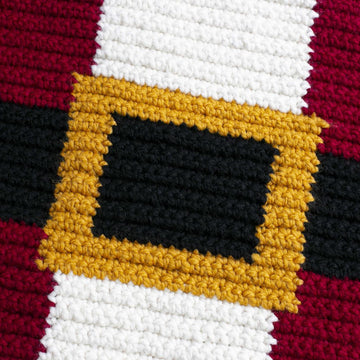 Santa Belt Christmas Pillow