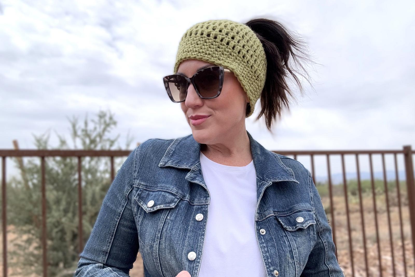 Messy Bun Beanie