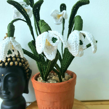 Snowdrops realistic flower