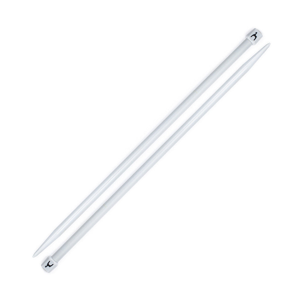 Pony Plastic Single Point Needles 25cm