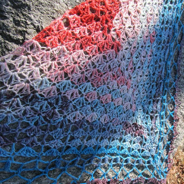 Seashell Fan Shawl