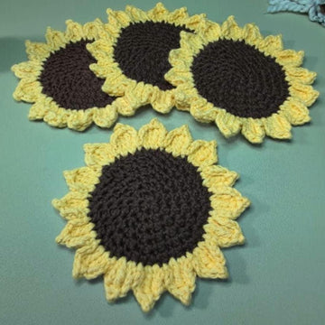 Sunflower Coasters