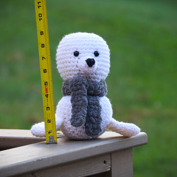 Snowflake the Seal Amigurumi