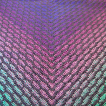 Triangular shawl "atlantis"