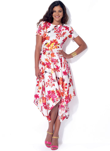 McCall's Misses' Handkerchief-Hem Dresses M7315 - Sewing Pattern