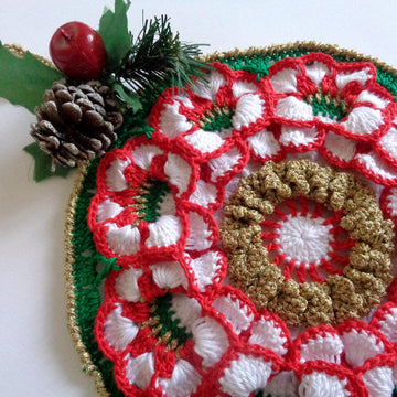 Christmas Garden Pot Holder