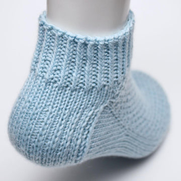 Blue Raspberry Socks - Toe Up (DK)