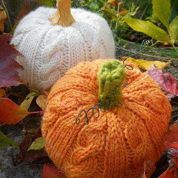 Cable Stitch Pumpkin