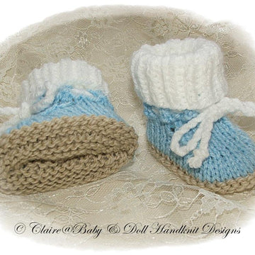 Fashion Boots 0-6m Baby or 16-24” doll