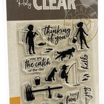 Hero Arts Clear Stamps 4"X6" - Lake Time Fun