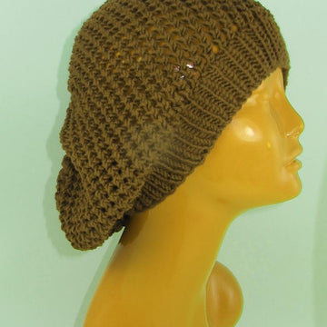 Simple Chunky Lacey Tam Slouch Hat