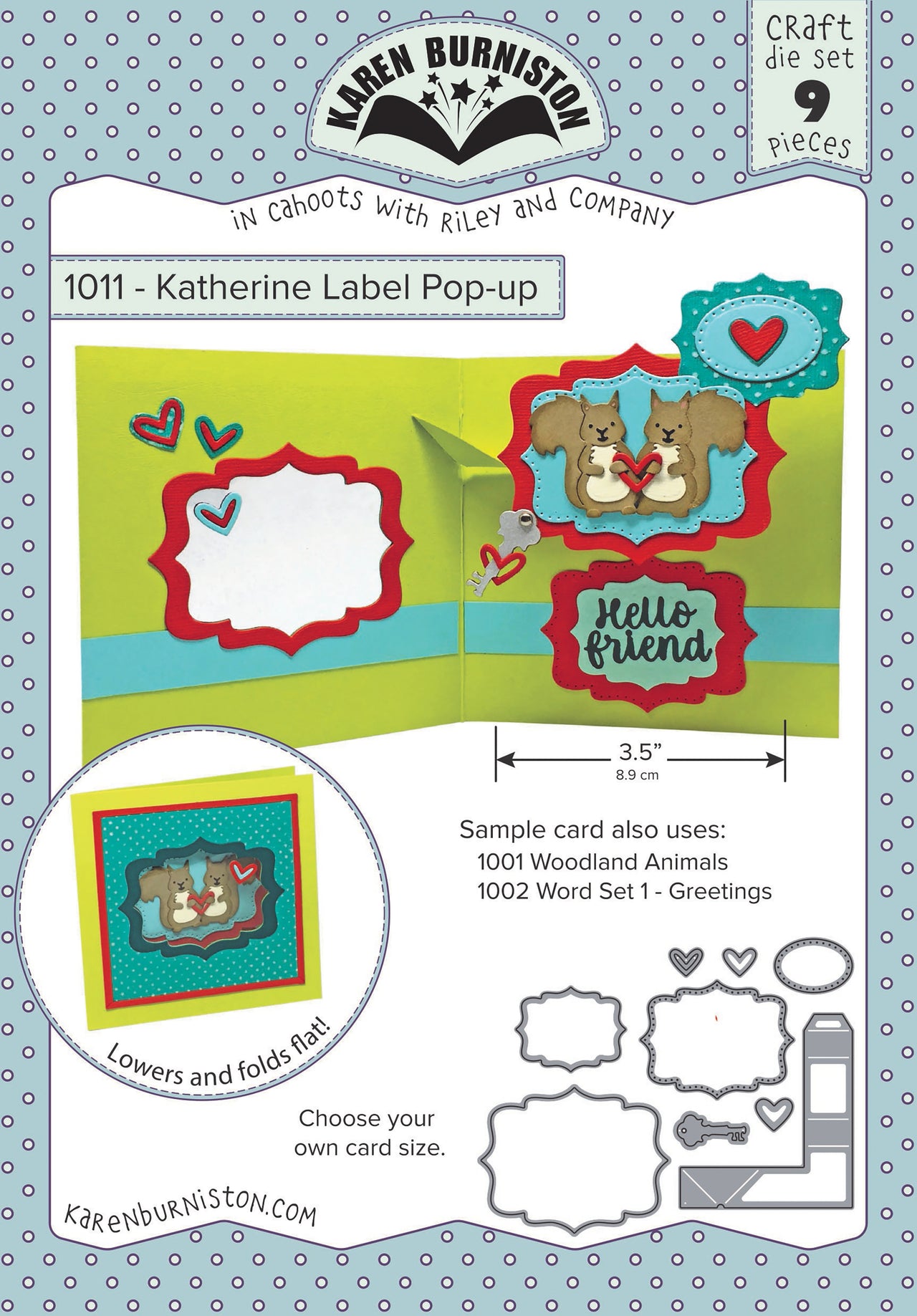 KB Riley Karen Burniston Dies - Katherine Label Pop-Up