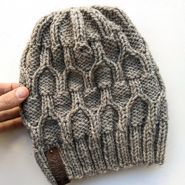 Bulky Yarn Cable  Hat