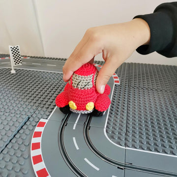 Turbo Red Race Car – Amigurumi Crochet Pattern