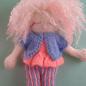 Knitted Doll Cardigan