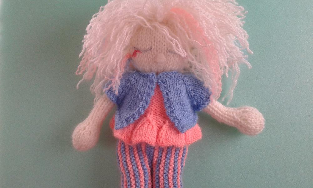 Knitted Doll Cardigan