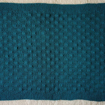 Deep forest baby blanket