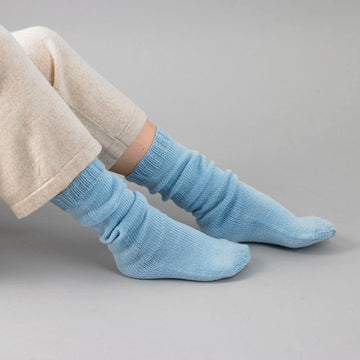 Kai Bed Socks - Knitting Pattern in Debbie Bliss Toast