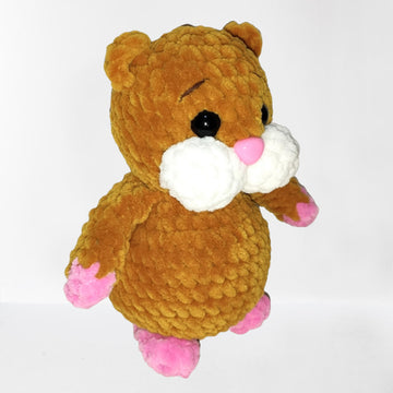 Toys hamster plush pattern, cute crochet pattern