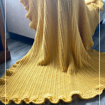 Cozy Buttercup Crochet Blanket