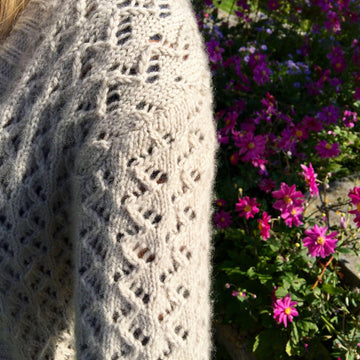 Zigzag Eyelet Cardigan