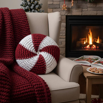 Peppermint Candy Pillow
