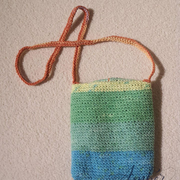 Leafy Cross-body Phone Bag Crochet Pattern - Digital Download