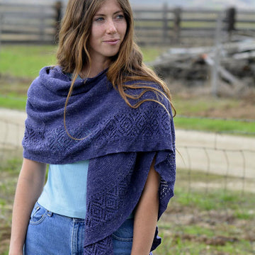 The Midnight Sun Shawl