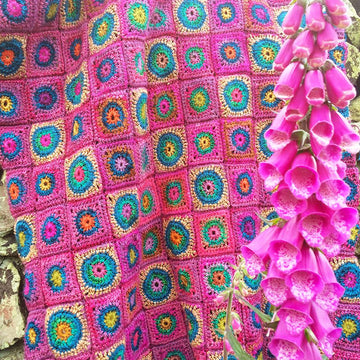 Foxgloves Crochet Blanket Pattern Book